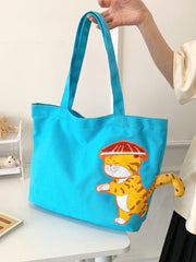 Futurecen - Cartoon Graphic Shopper Bag  - Women Tote Bags