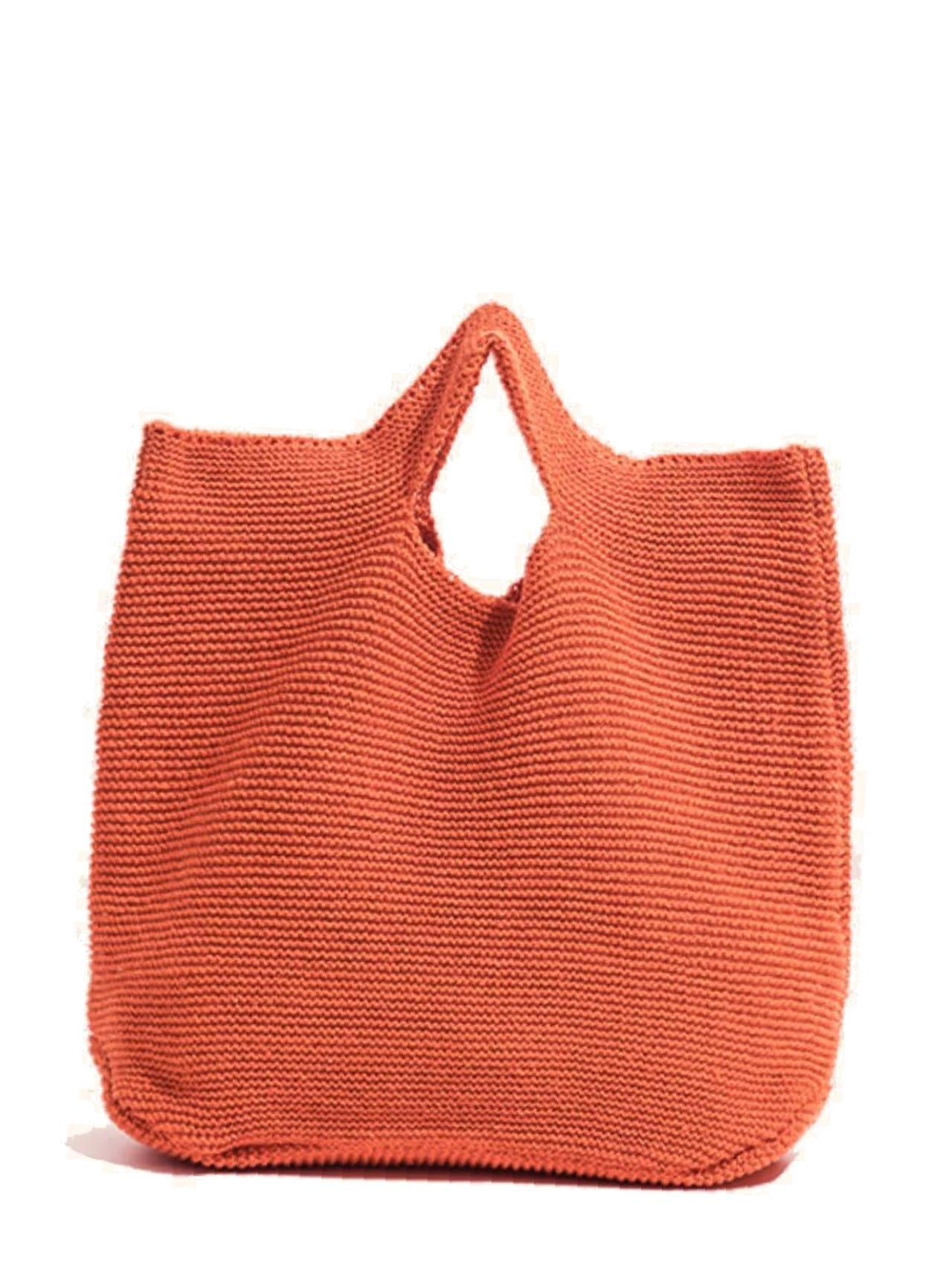 Futurecen - Minimalist Top Handle Crochet Bag  - Women Tote Bags