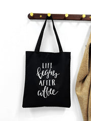 Futurecen - Slogan Graphic Shopper Bag  - Women Tote Bags