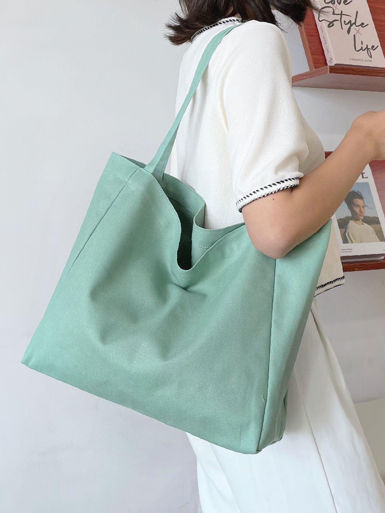 Futurecen - Minimalist Large Capacity Tote Bag  - Women Tote Bags