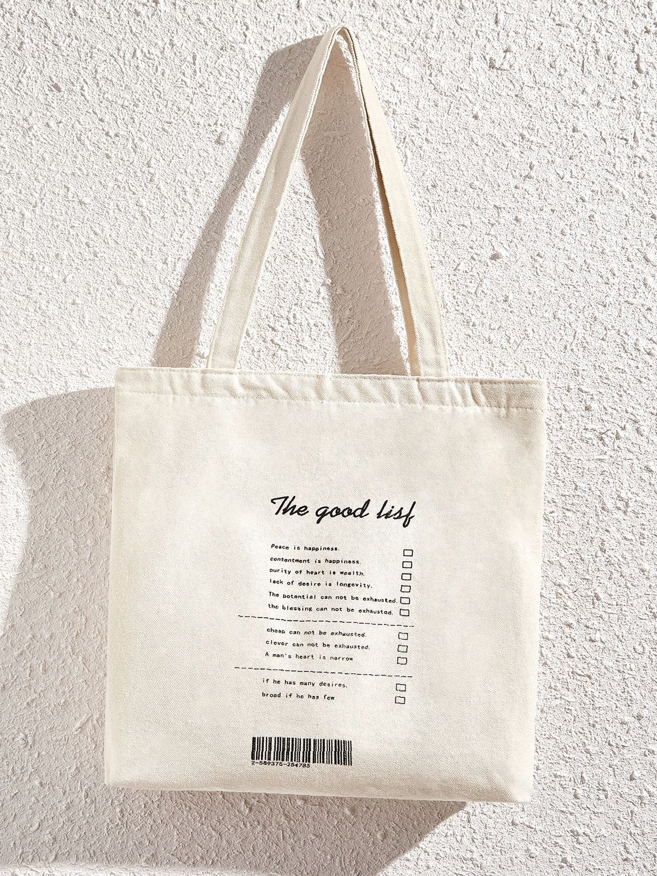 Futurecen - Letter Graphic Shopper Bag  - Women Tote Bags