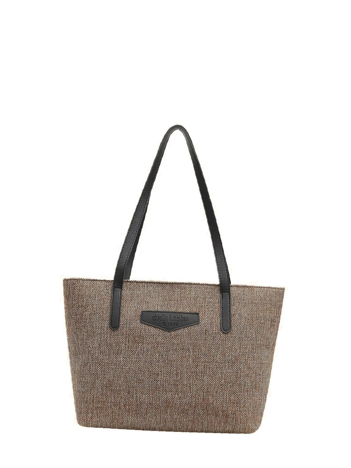 Futurecen - Letter Patch Tote Bag  - Women Tote Bags