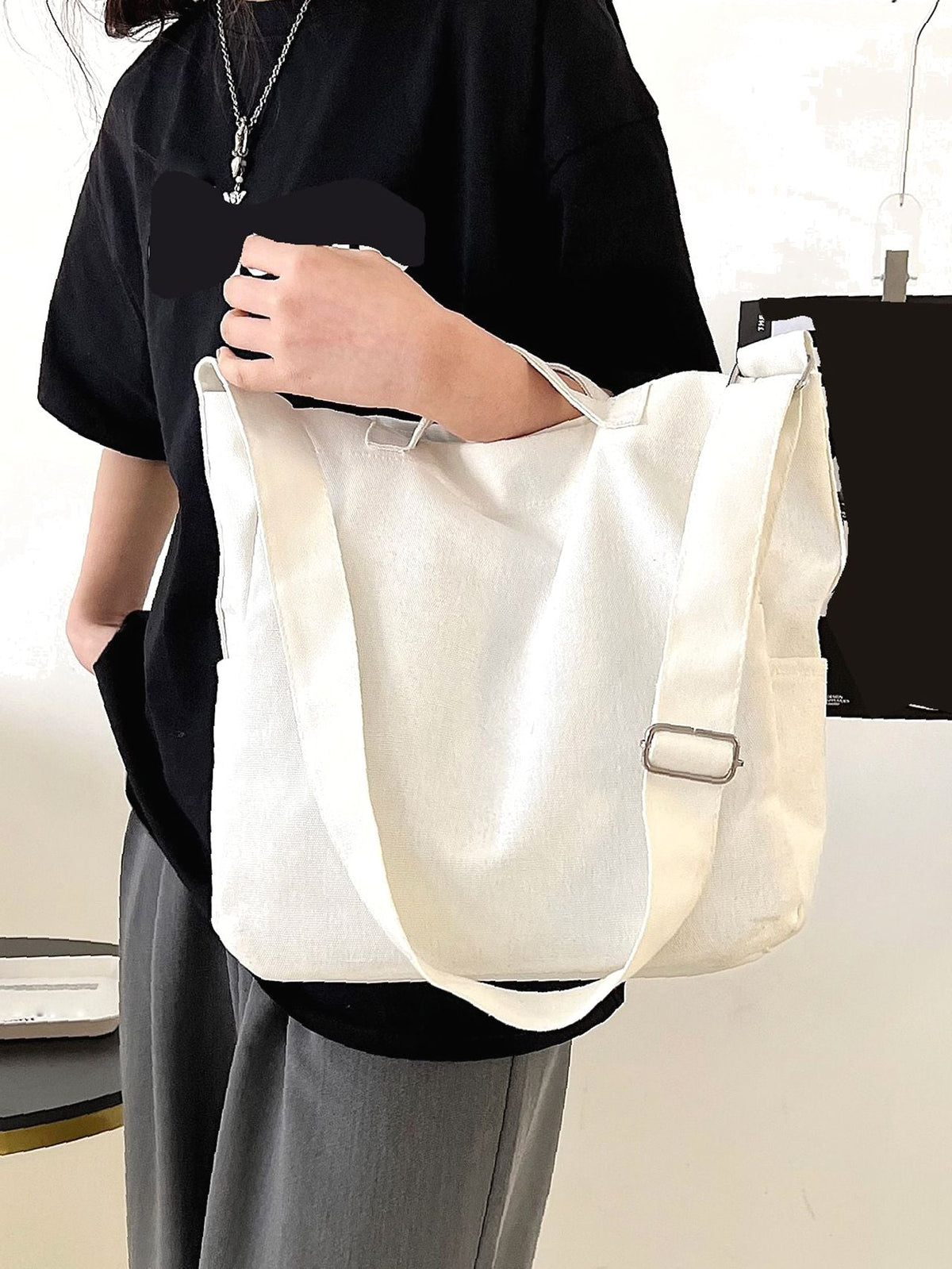 Futurecen - Minimalist Large Capacity Shoulder Tote Bag  - Women Tote Bags