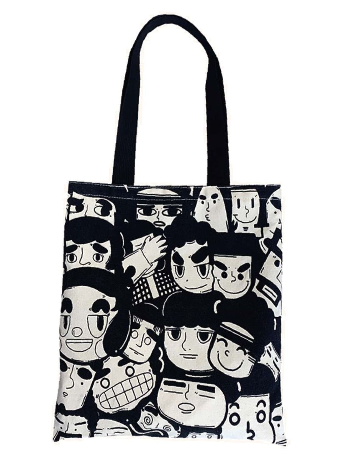 Futurecen - Cartoon Figure Graphic Shopper Bag  - Women Tote Bags