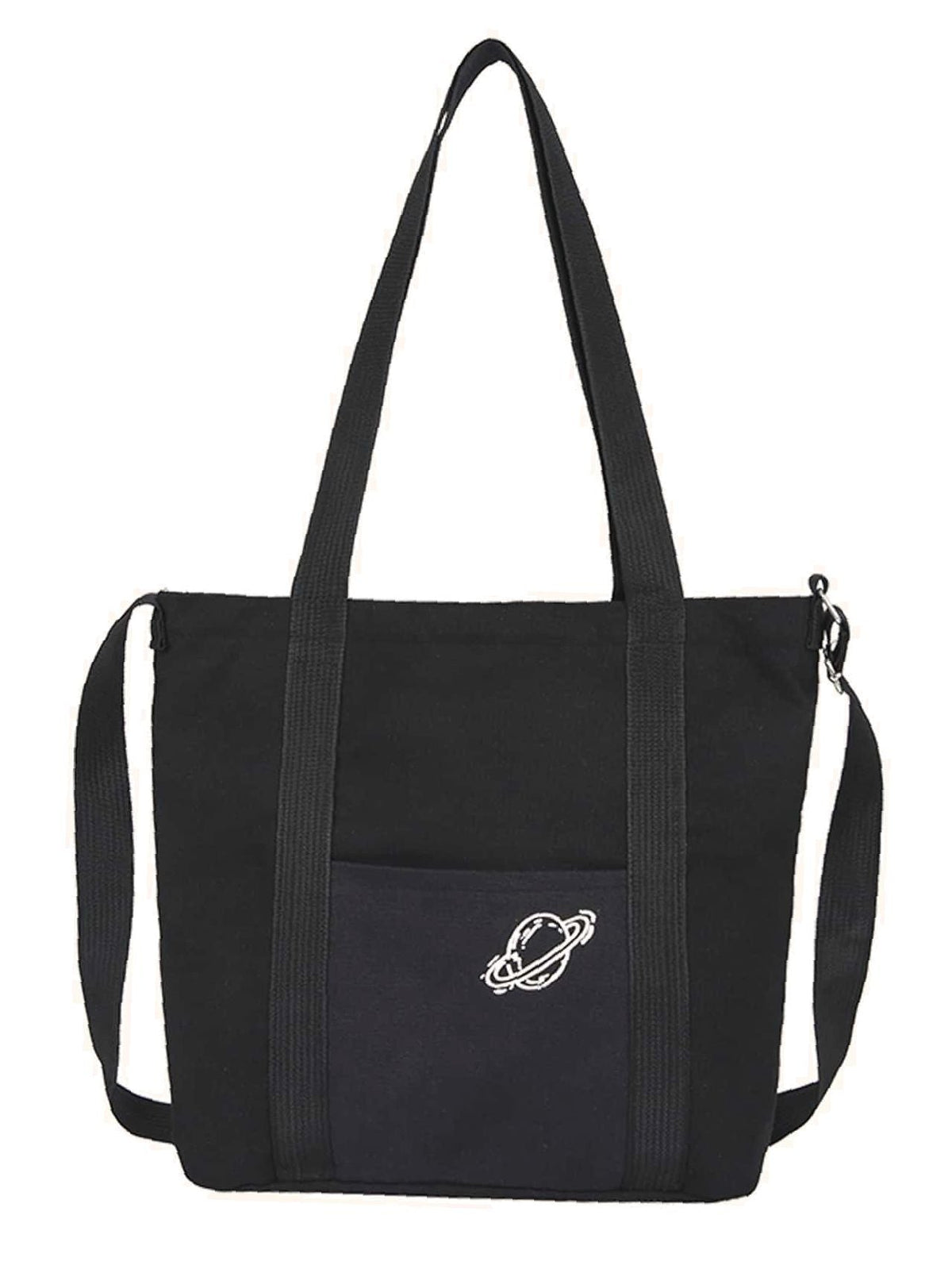 Futurecen - Planet Graphic Shopper Bag  - Women Tote Bags