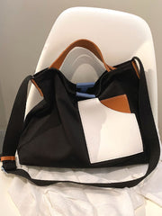 Futurecen - Colorblock Top Handle Bag  - Women Tote Bags