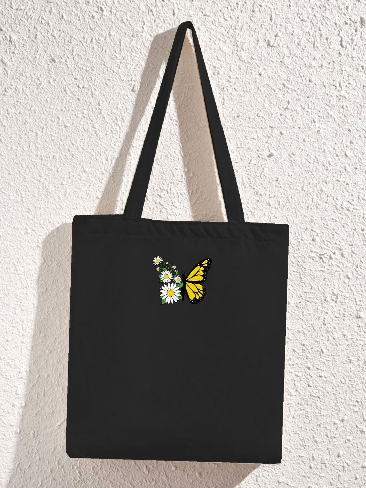 Futurecen - Butterfly Graphic Shopper Bag  - Women Tote Bags