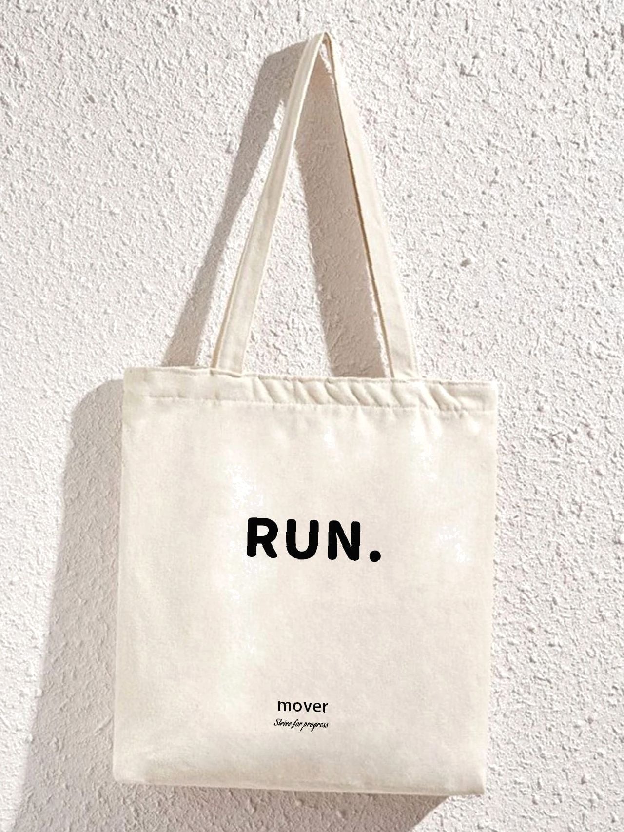 Futurecen - Slogan Graphic Shopper Bag  - Women Tote Bags