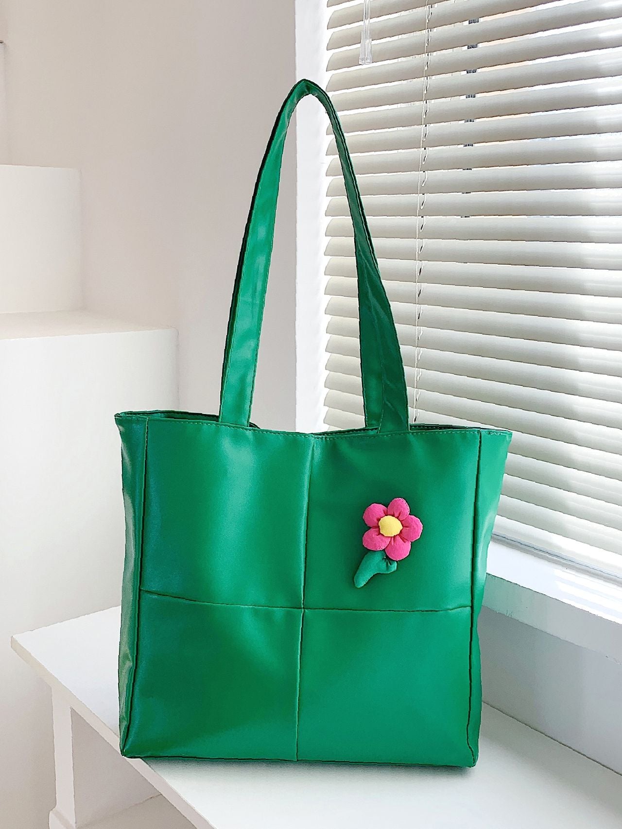 Futurecen - Floral Decor Large Capacity Tote Bag  - Women Tote Bags