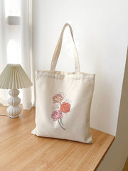 Futurecen - Floral Print Shopper Bag  - Women Tote Bags