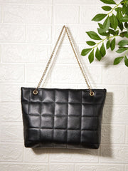 Futurecen - Quilted Chain Tote Bag  - Women Tote Bags