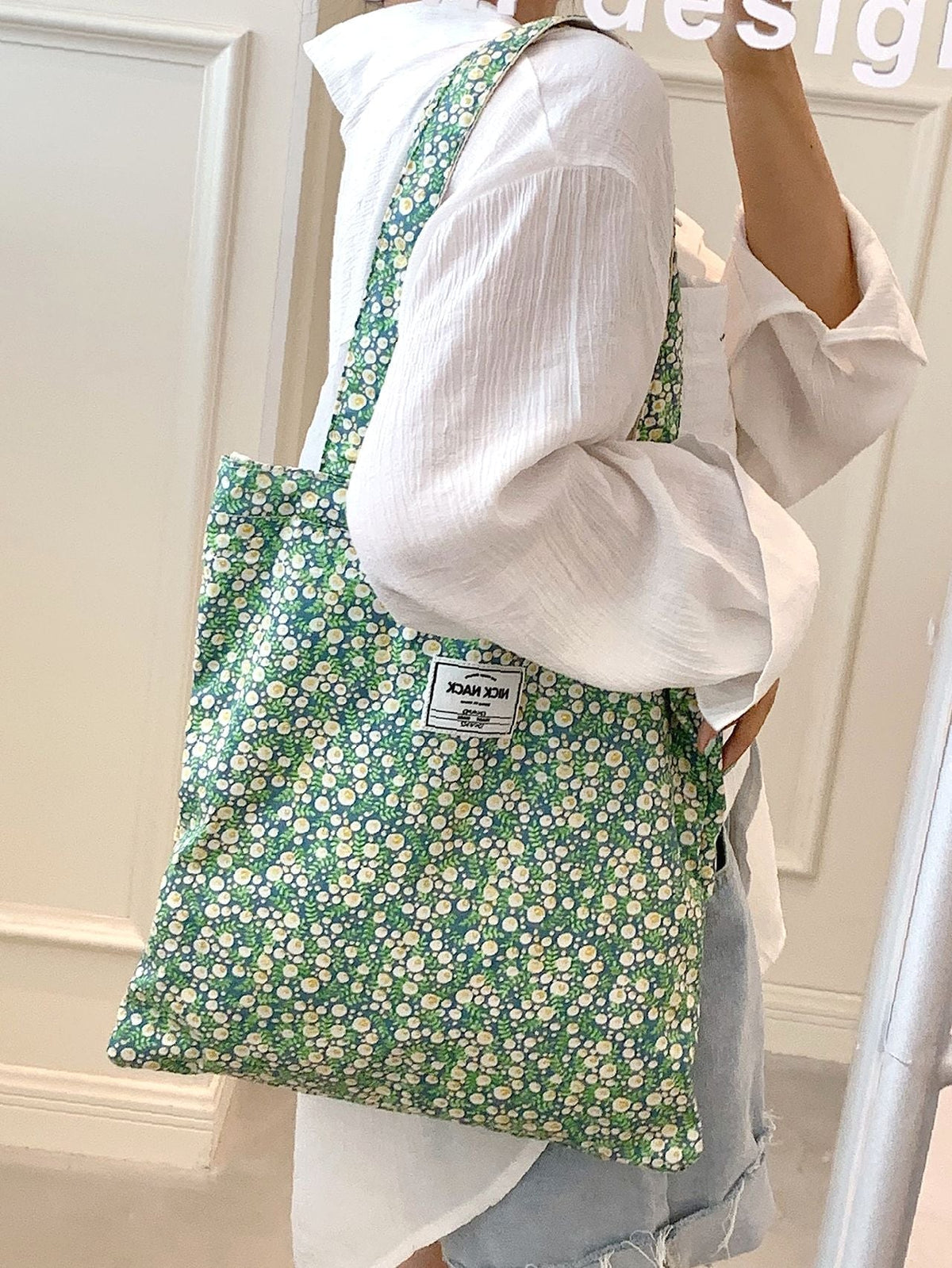 Futurecen - Ditsy Floral Tote Bag  - Women Tote Bags