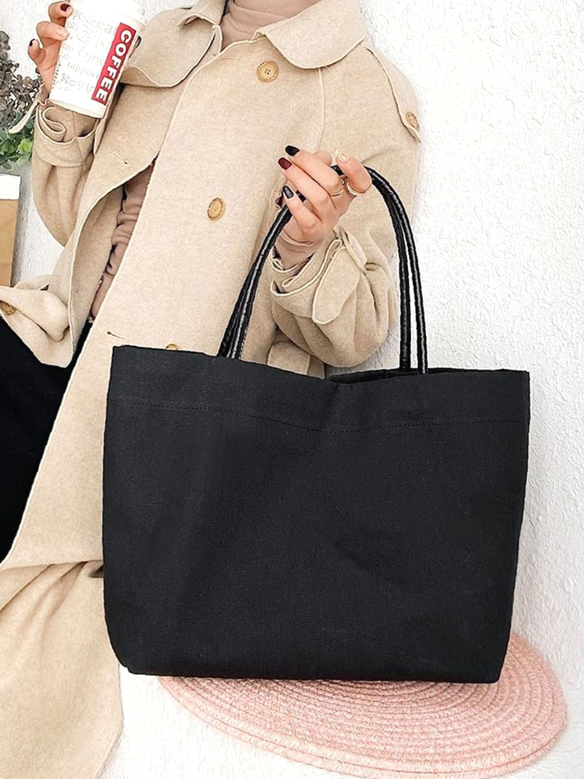 Futurecen - Minimalist Large Capacity Shopper Bag  - Women Tote Bags