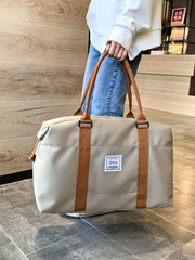 Futurecen - Two Tone Large Capacity Duffle Bag  - Women Tote Bags