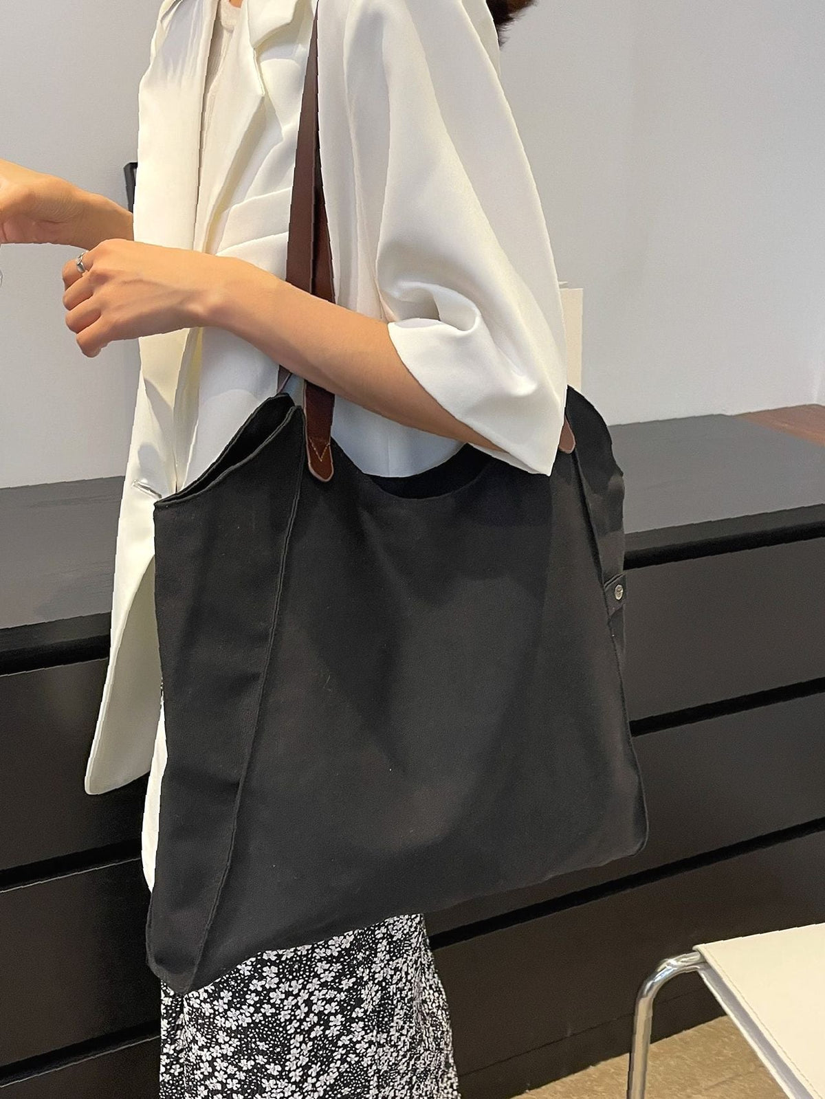 Futurecen - Minimalist Large Capacity Shopper Bag  - Women Tote Bags