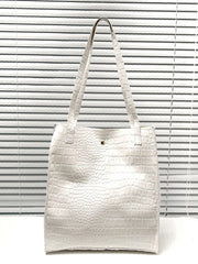 Futurecen - Crocodile Embossed Tote Bag  - Women Tote Bags