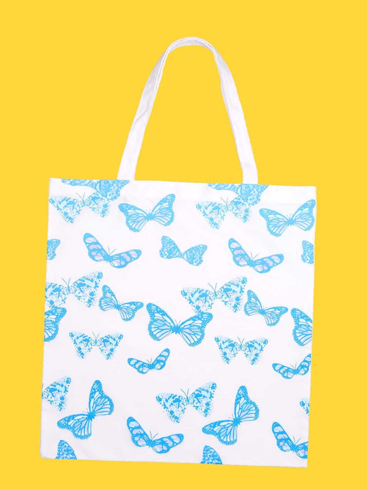 Futurecen - Butterfly Graphic Shopper Bag  - Women Tote Bags