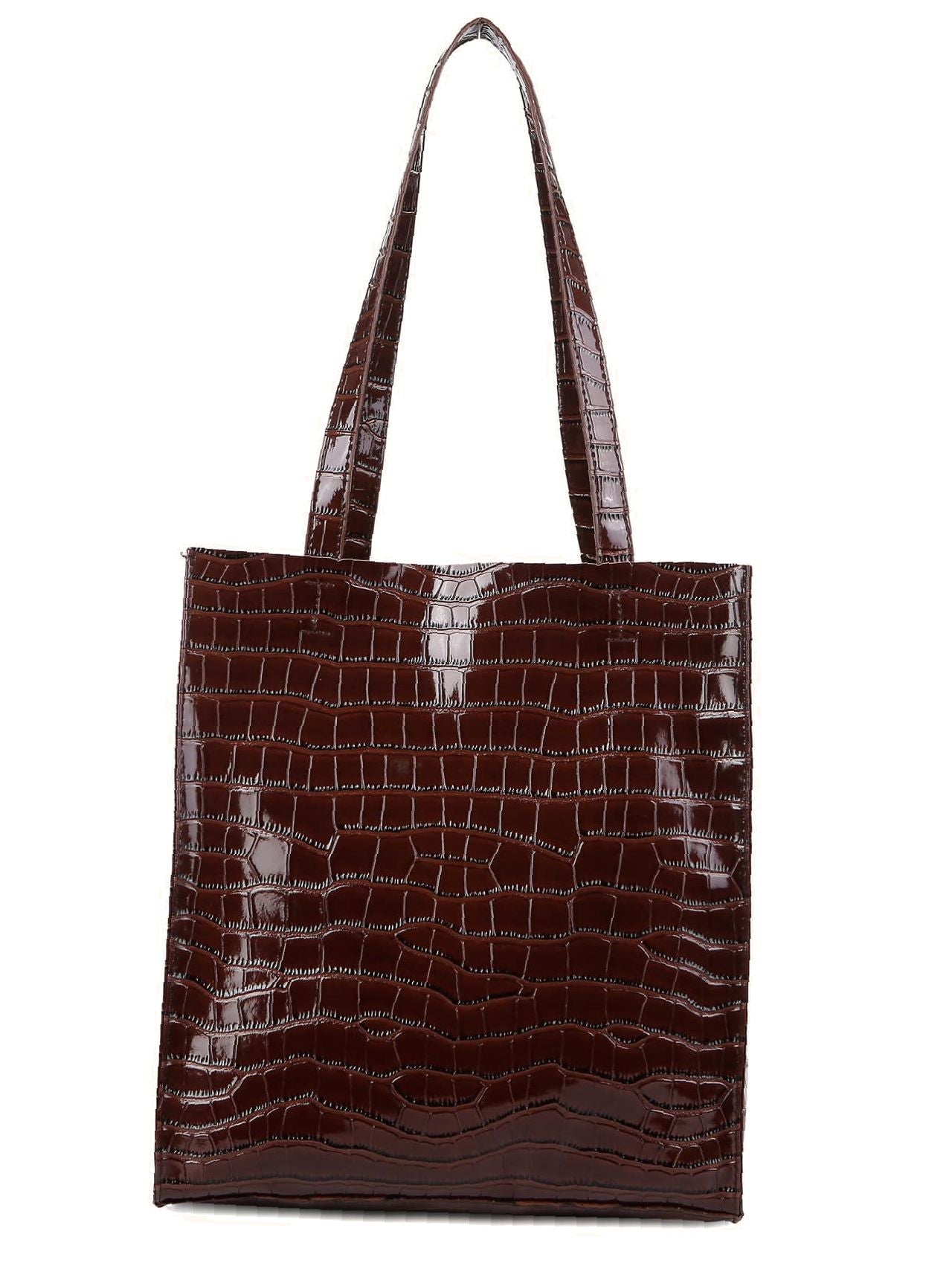 Futurecen - Croc Embossed Tote Bag  - Women Tote Bags