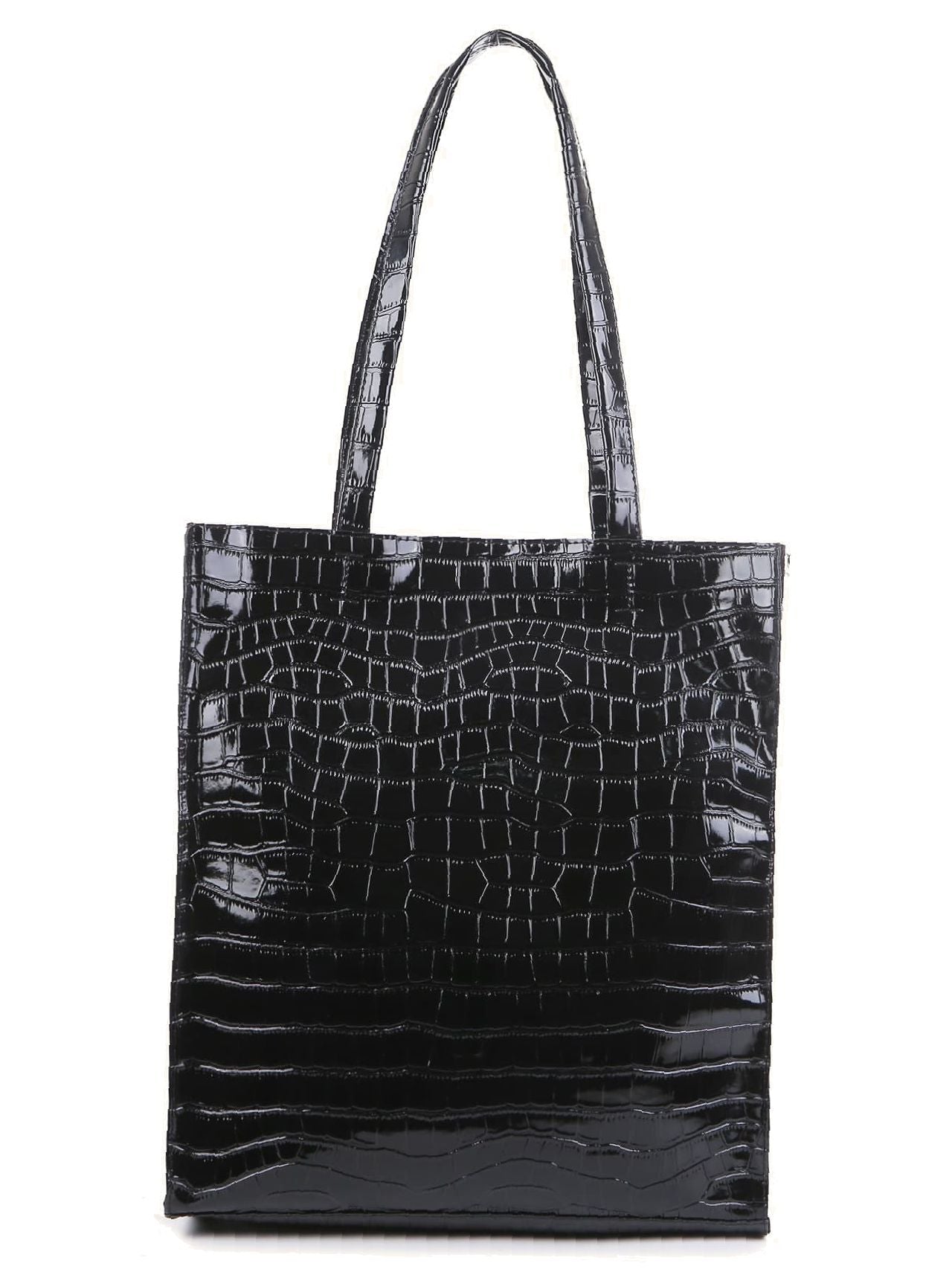 Futurecen - Croc Embossed Tote Bag  - Women Tote Bags