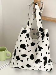 Futurecen - Cow Print Shopper Bag  - Women Tote Bags