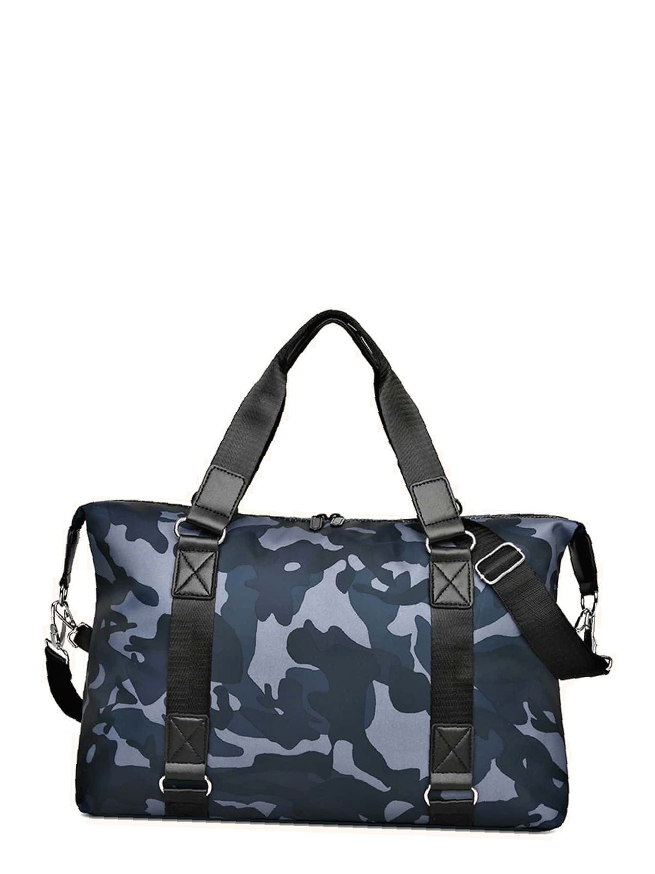 Futurecen - Camo Graphic Large Capacity Duffel Bag  - Women Tote Bags