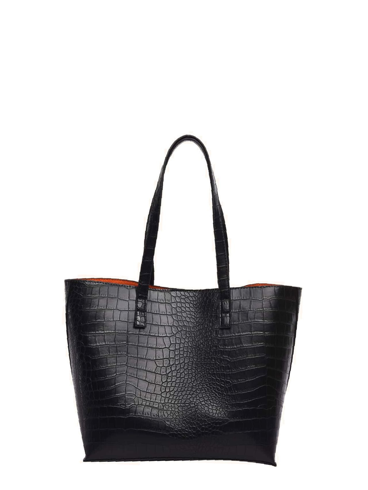 Futurecen - Croc Embossed Tote Bag  - Women Tote Bags