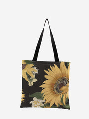 Futurecen - Floral Graphic Shopper Bag  - Women Tote Bags