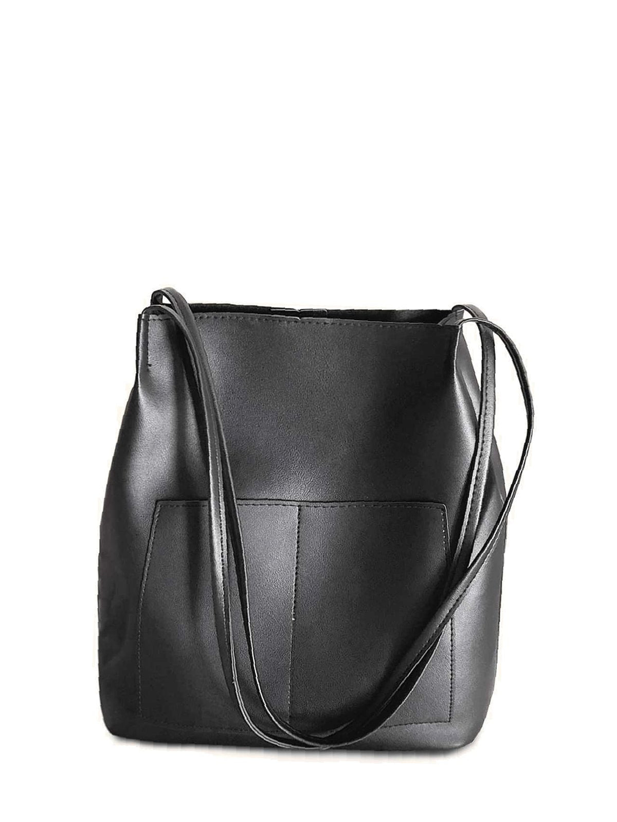 Futurecen - Minimalist Double Handle Bucket Bag  - Women Tote Bags