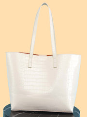 Futurecen - Croc Embossed Tote Bag  - Women Tote Bags