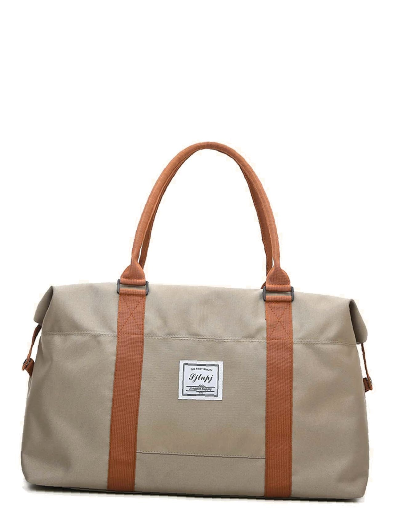 Futurecen - Two Tone Large Capacity Duffle Bag  - Women Tote Bags