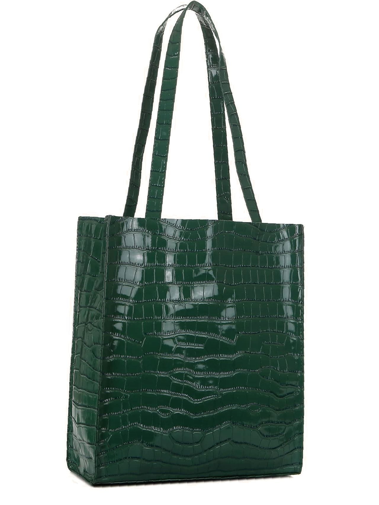 Futurecen - Croc Embossed Tote Bag  - Women Tote Bags