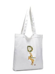 Futurecen - Animal & Letter Graphic Shopper Bag  - Women Tote Bags