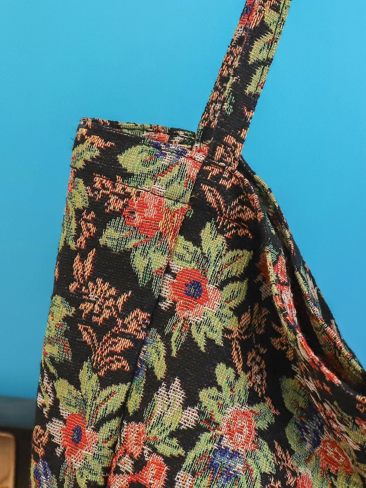 Futurecen - Floral Pattern Shoulder Tote Bag  - Women Tote Bags