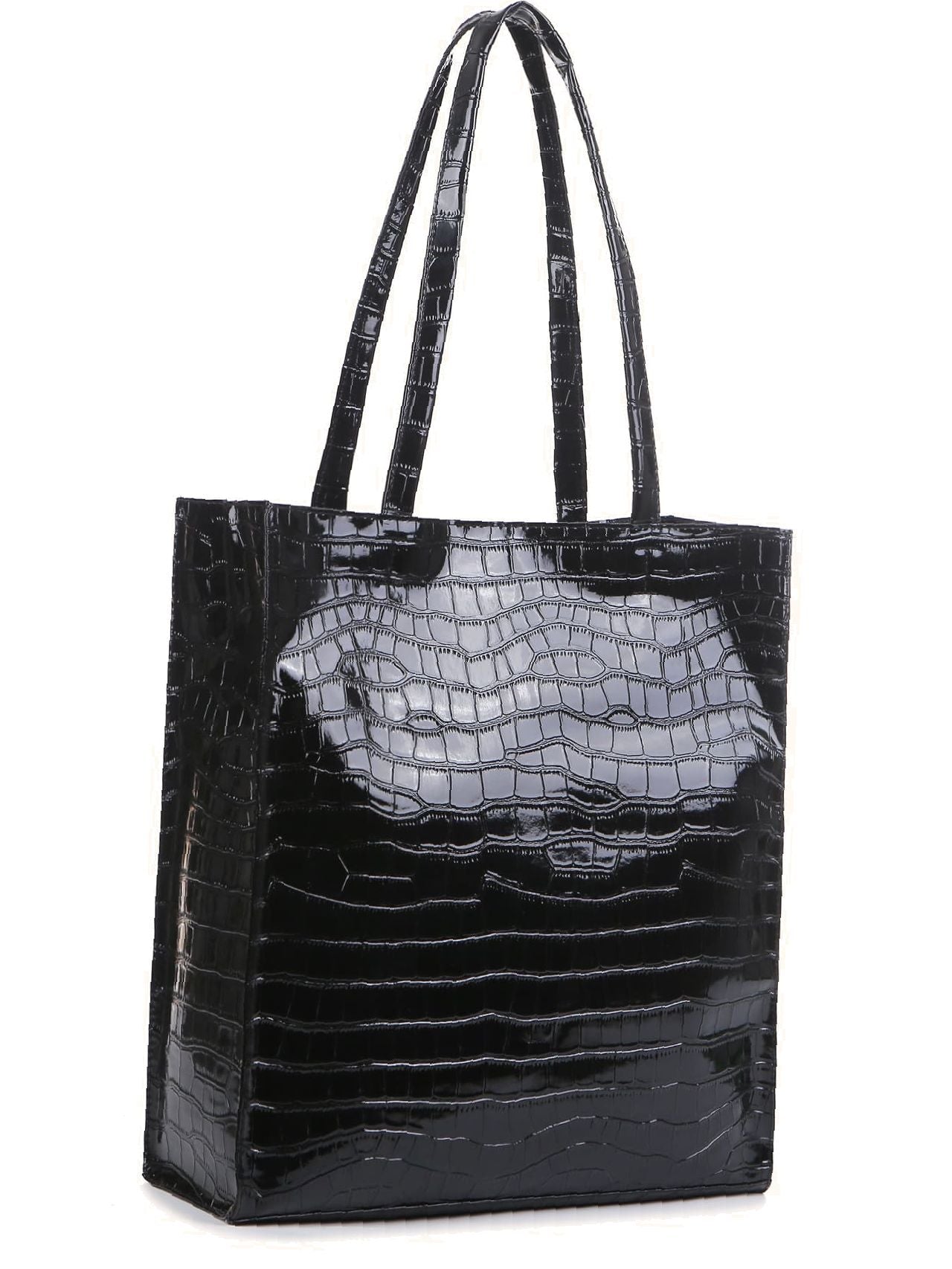 Futurecen - Croc Embossed Tote Bag  - Women Tote Bags