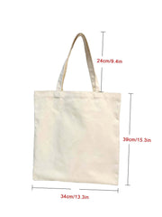 Futurecen - Letter & Cartoon Graphic Shopper Bag  - Women Tote Bags