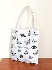 Futurecen - Butterfly Graphic Shopper Bag  - Women Tote Bags