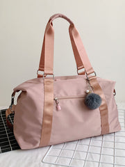 Futurecen - Pom Pom Decor Large Capacity Duffel Bag  - Women Tote Bags