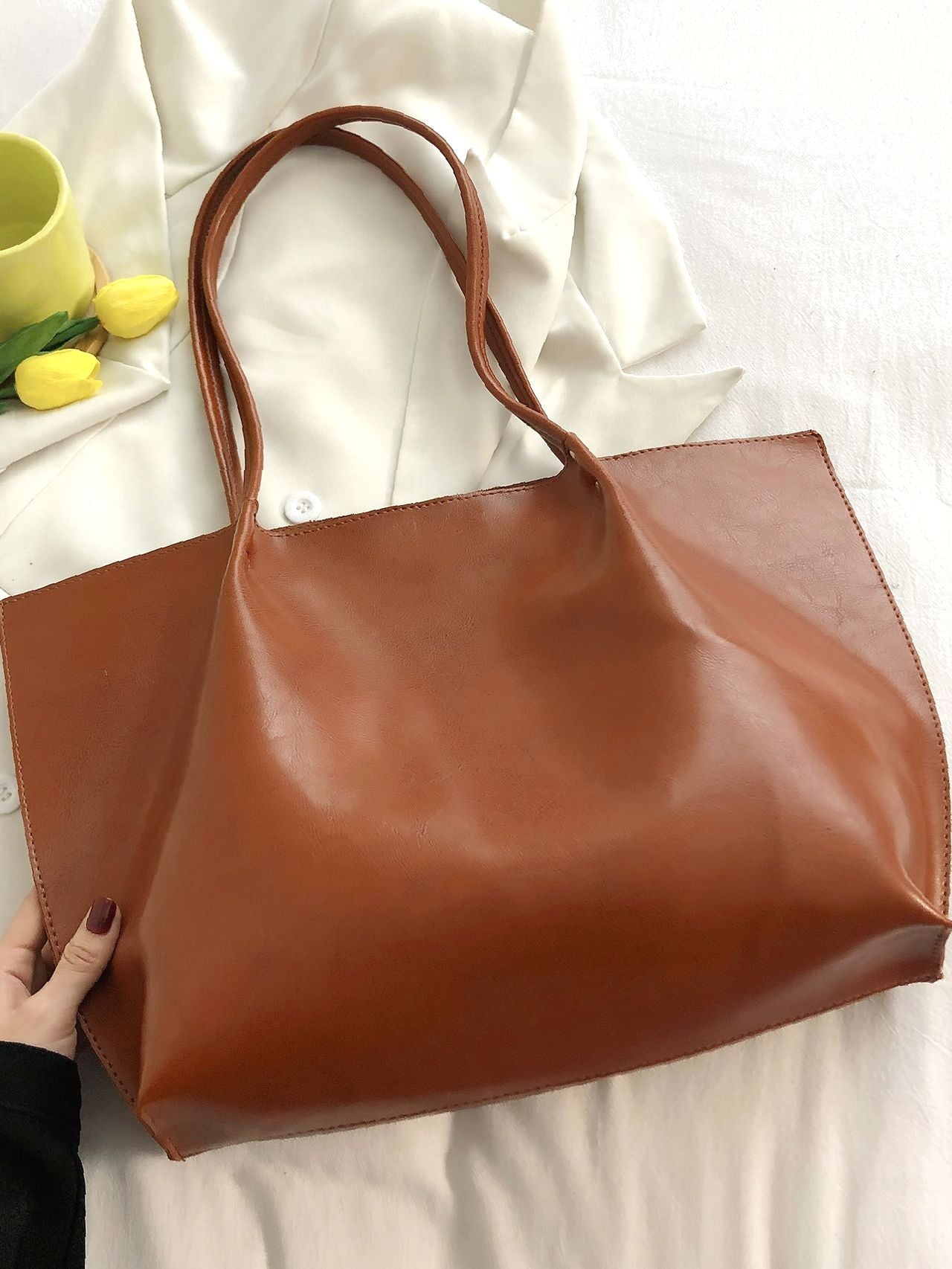 Futurecen - Minimalist Large Capacity Tote Bag  - Women Tote Bags