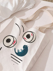 Futurecen - Cartoon Graphic Tote Bag  - Women Tote Bags