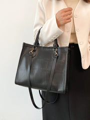 Futurecen - Croc Embossed Tote Bag  - Women Tote Bags