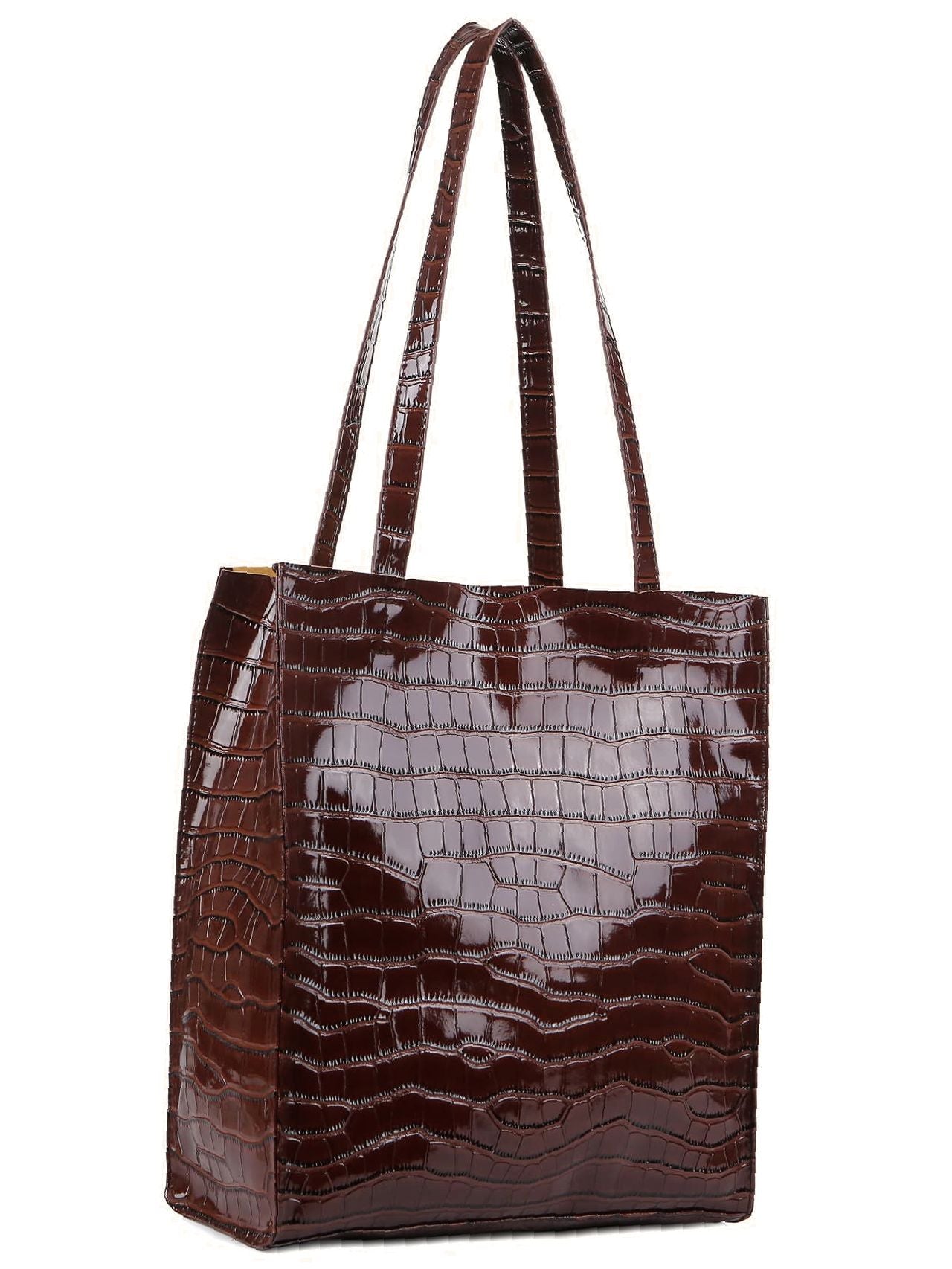 Futurecen - Croc Embossed Tote Bag  - Women Tote Bags