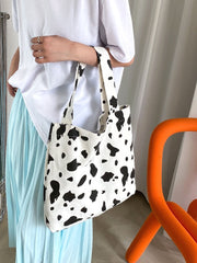 Futurecen - Cow Print Shopper Bag  - Women Tote Bags