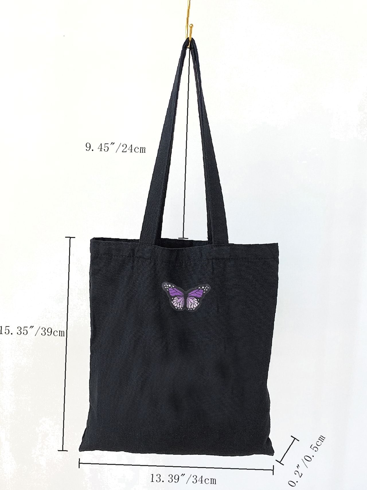 Futurecen - Butterfly Graphic Shopper Bag  - Women Tote Bags