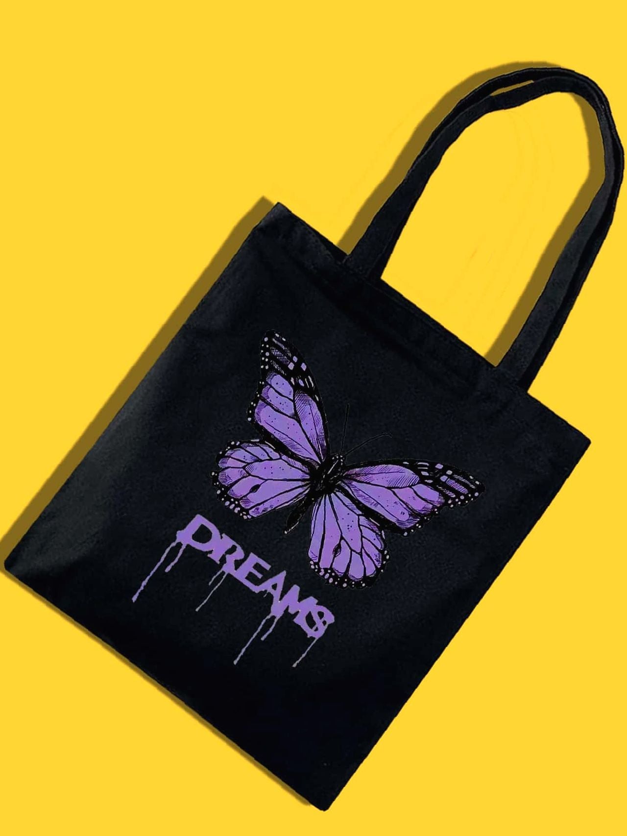 Futurecen - Butterfly Graphic Shopper Bag  - Women Tote Bags