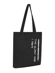 Futurecen - Letter Graphic Shopper Bag  - Women Tote Bags