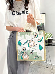 Futurecen - Cartoon Graphic Top Handle Bag  - Women Tote Bags