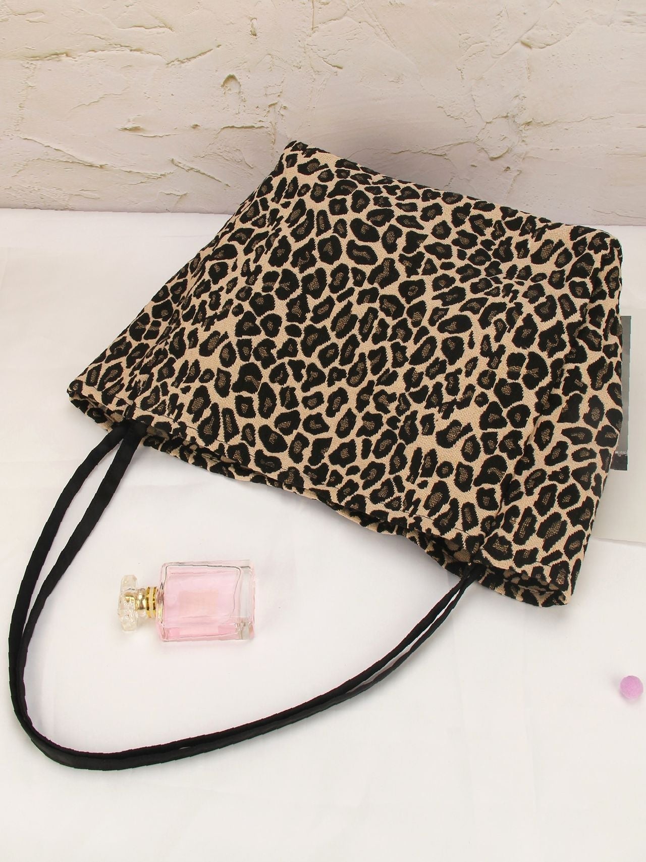 Futurecen - Leopard Print Large Capacity Shoulder Tote Bag  - Women Tote Bags