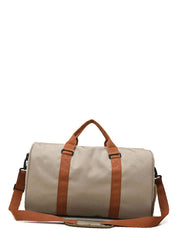 Futurecen - Letter Patched Large Capacity Duffel Bag  - Women Tote Bags