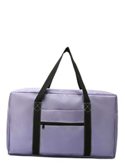 Futurecen - Contrast Binding Large Capacity Duffel Bag  - Women Tote Bags