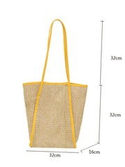 Futurecen - Minimalist Straw Bag  - Women Tote Bags